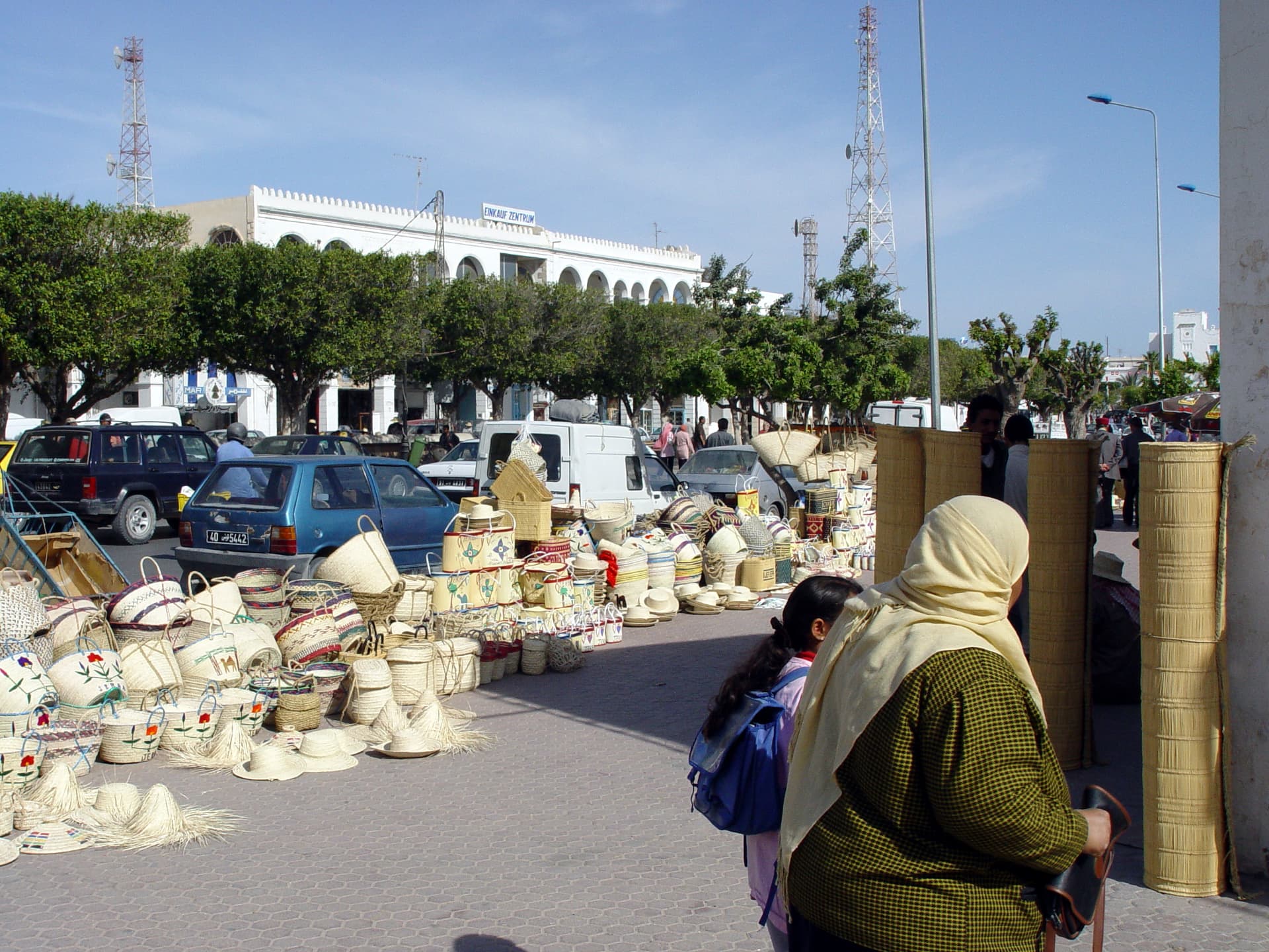 Korbflechterei am Markt